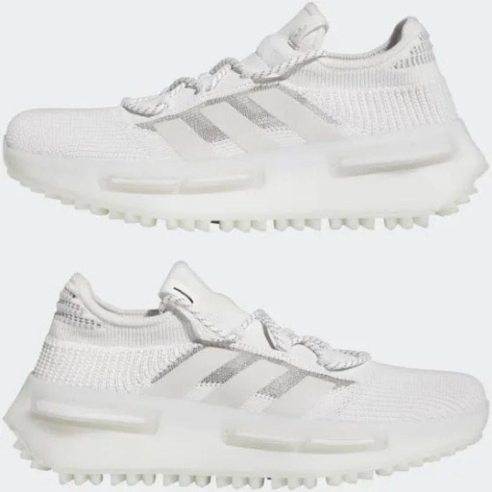 Adidas NMD S1 White Grey size 12 - Picture 3 of 7